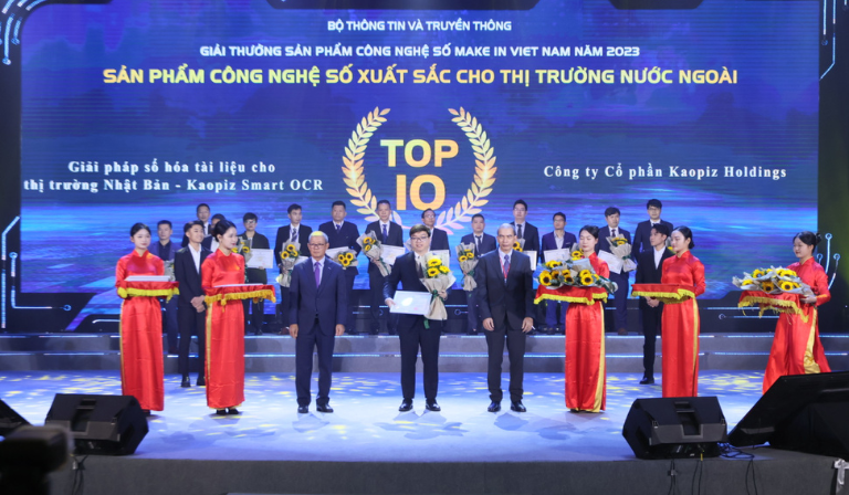 Kaopiz Smart OCR Honored at the “Make in Vietnam” Awards 2023